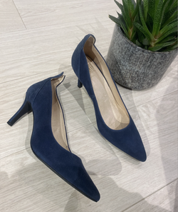 Pumps Navy - Front society shoes