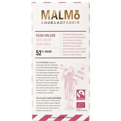 Nøttefri sjokolade fra Malmø sjokoladefabrikk Mørk sjokolade med bringebær - Malmø chokladfabrik