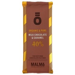 Nøttefri sjokolade fra Malmø sjokoladefabrikk Ö melkesjokolade m. karamell - Malmø chokladfabrik