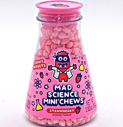 Mad Science Mini Chews Jordbær - Look-O-Look
