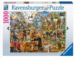 Ravensburger puslespel 1000 Kaos i galleriet LEV UKE 4 1000 bitar - Ravensburger