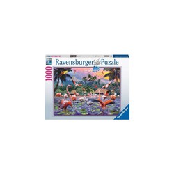 Ravensburger puslespel 1000 Rosa flamingoer LEV UKE 4 1000 bitar - Ravensburger
