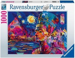 Ravensburger puslespel 1000 Nefertiti på Nilen LEV UKE 4 1000 bitar - Ravensburger