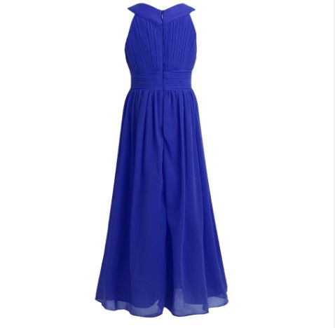 Halterneck festkjole med stener