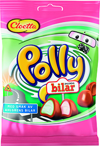 Polly 100gr Polly Bilar - Cloetta