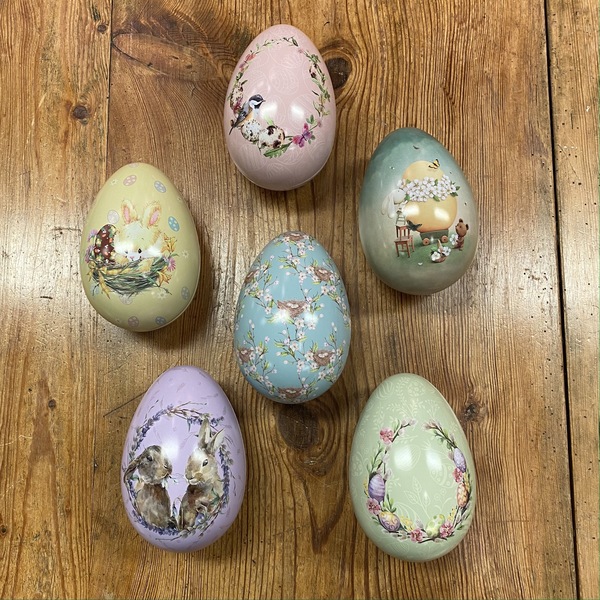 PÅSKEEGG METALL 15X9 CM.