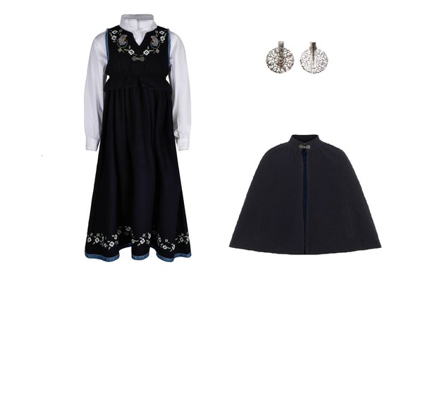 Festdrakt pakke med forkle