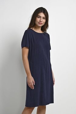 Liny Dress Mørk blå - Kaffe Clothing