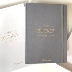 the Bucket List journal  grå - Happystar