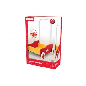 Brio gåvogn rød/gul