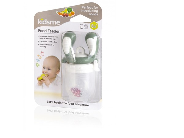 Kidsme Food Feeder 6m+ grøn/grå