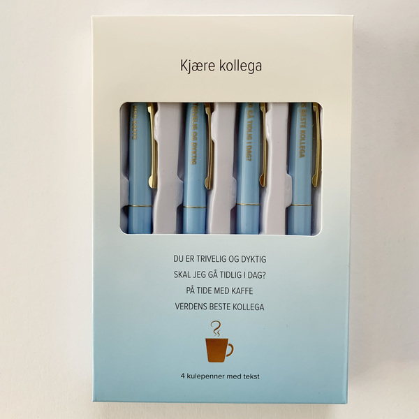 Kollega - Kulepenner med tekst