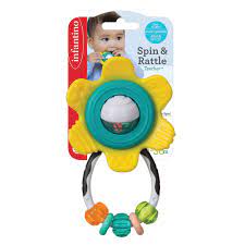 Infantino Spin & Rattle Teether Spin & Rattle - Infantino