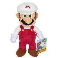Super Mario 9 inch Plush Fire Mario - Super Mario