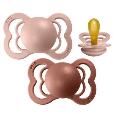 Bibs Supreme 2 PACK Woodchuck/Blush - 2 / Natural Rubber Latex Latex - Bibs