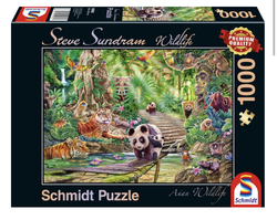 Schmidt puslespill 1000 Steve Sundram: Asian Wildlife  1000 bitar - Schmidt