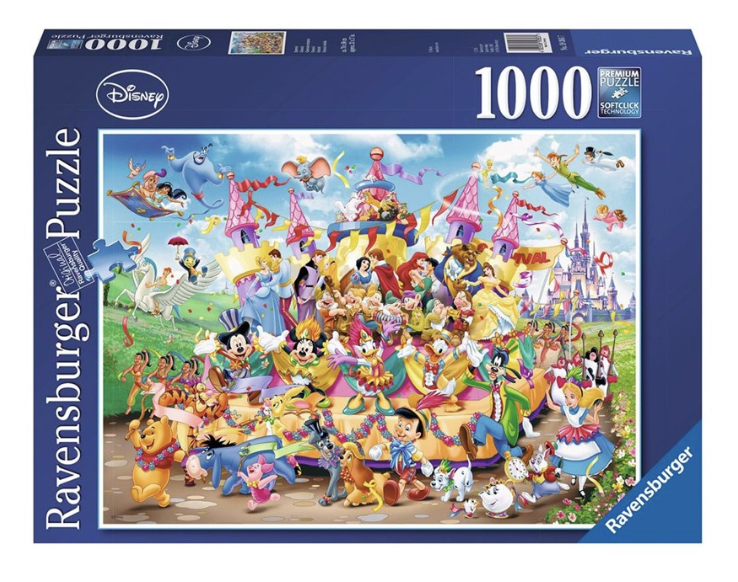 Ravensburger puslespill 1000 Disney Carnival 1000 bitar - Ravensburger
