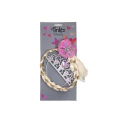 PRINSESSESETT TIARA OG FLETTE ROSA TINKA BEAUTY prinsessesett - Tinka