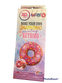 Diamond Painting Keyring - Donut Donut - Hobby