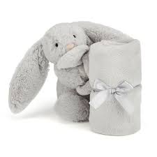 Bashful Silver Bunny Soother Silver - jellycat