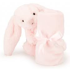 Bashful Pink Bunny Soother Rosa - jellycat