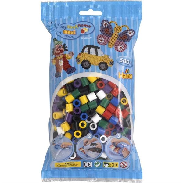 Hama Maxi Beads 500 pcs Mix 00 8470