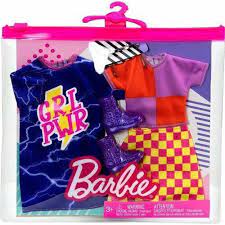 Barbie Fashion 2-pack med klær 3 - Barbie