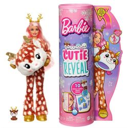 Barbie Cutie Reveal Winter Sparkle Series 3 Reinsdyr - Barbie