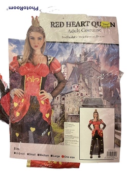 Red Heart Queen - one size red heart queen - Halloween