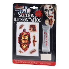 Skeleton Illusion Tattoo tattoo - Halloween