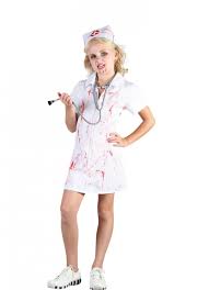 Mad Nurse Costume (Large 130-140cm) Large - Halloween