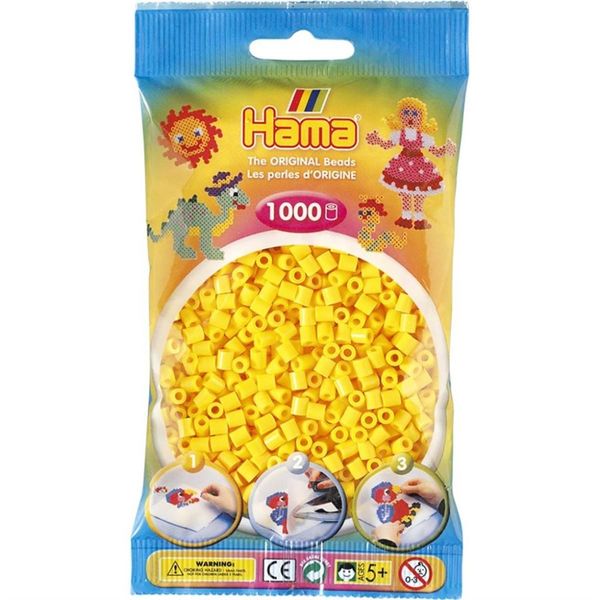 Hama Midi Beads 1000 pcs Yellow 207-03