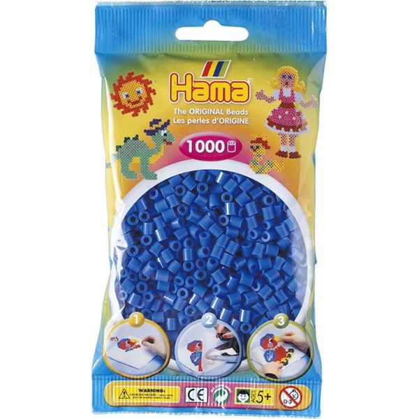 Hama Midi Beads 1000 pcs Light blue 207-09