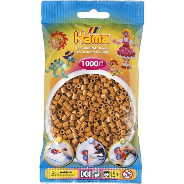 Hama Midi Beads 1000 pcs Light brown 207-21