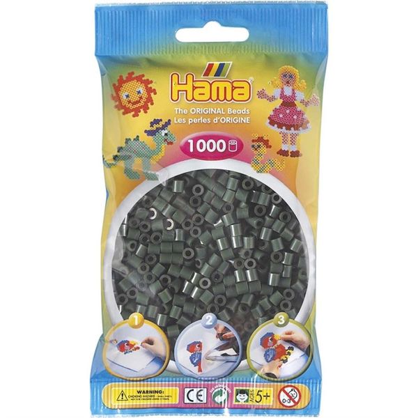Hama Midi Beads 1000 pcs Dark green 207-28