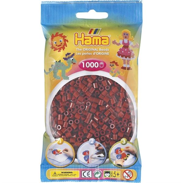 Hama Midi Beads 1000 pcs Burgundy 207-30