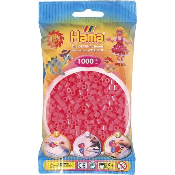 Hama Midi Beads 1000 pcs Cerise 33 - farger går ut av sortiment