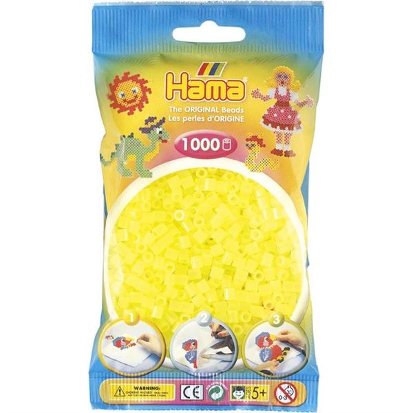 Hama Midi Beads 1000 pcs Neon yellow 207-34