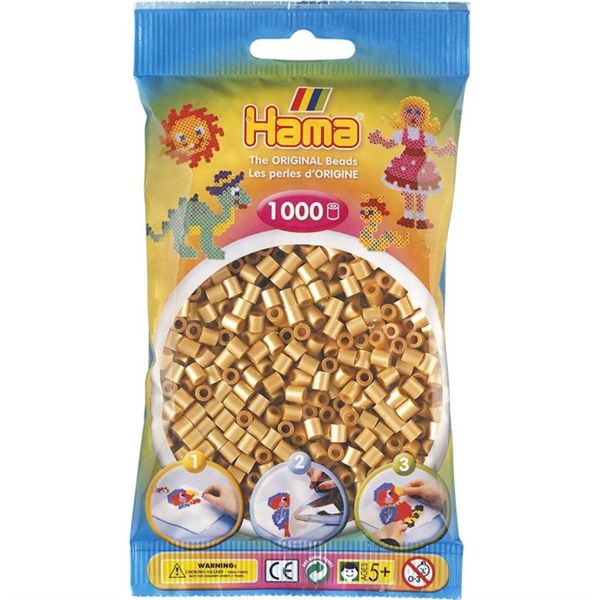 Hama Midi Beads 1000 pcs Gold 207-61