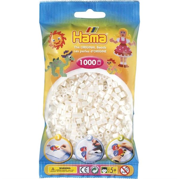 Hama Midi Beads 1000 pcs Pearl 207-64