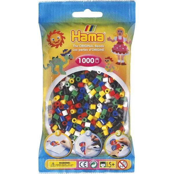 Hama Midi Beads 1000 pcs Mix 207-66