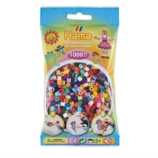 Hama Midi Beads 1000 pcs Mix 207-68