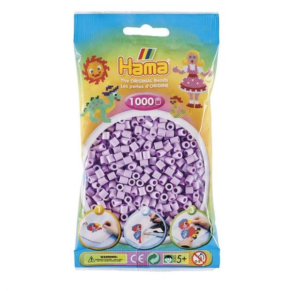 Hama Midi Beads 1000 pcs Pastel Lilac 207-96