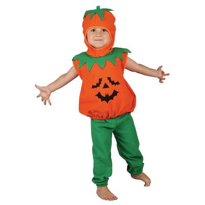  Drakt Little Pumpkin 110-116 cm Little pumpkin - Halloween