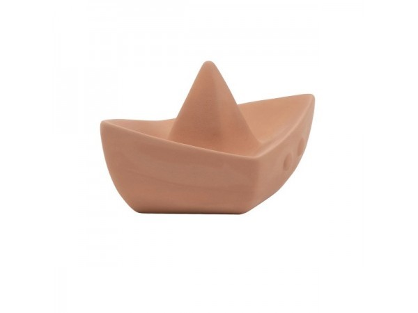 Nattou Rubber Båt badeleke Aprikos