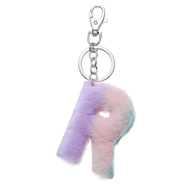 NØKKELRING PLYSJ PASTELL R 