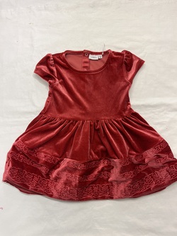 HELOURI VELOUR SS DRESS  Jester Red - Name It