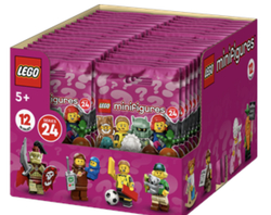 Lego 71037 - minifigur serie 24 - komplett uåpnet boks med 36stk  71037 - Lego minifigures