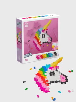 Plus-Plus Puzzle By Number Unicorn 250 deler Unicorn - PlusPlus