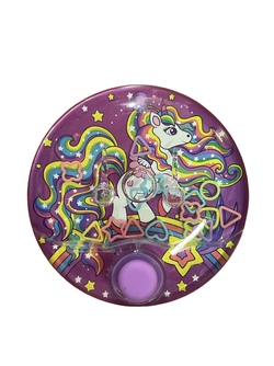Unicorn water game -  med ringer Lilla - Fidget Toys